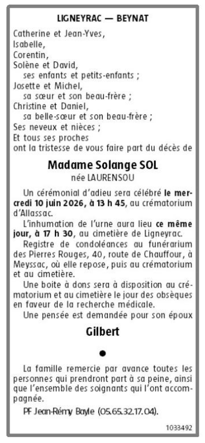 Avis de décès