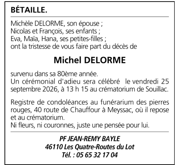 Avis de décès